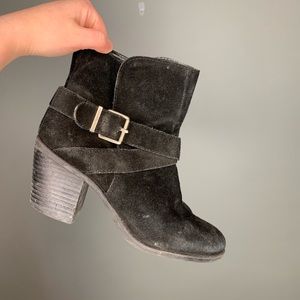 BCBGeneration Suede Heeled Boots Size 7.5